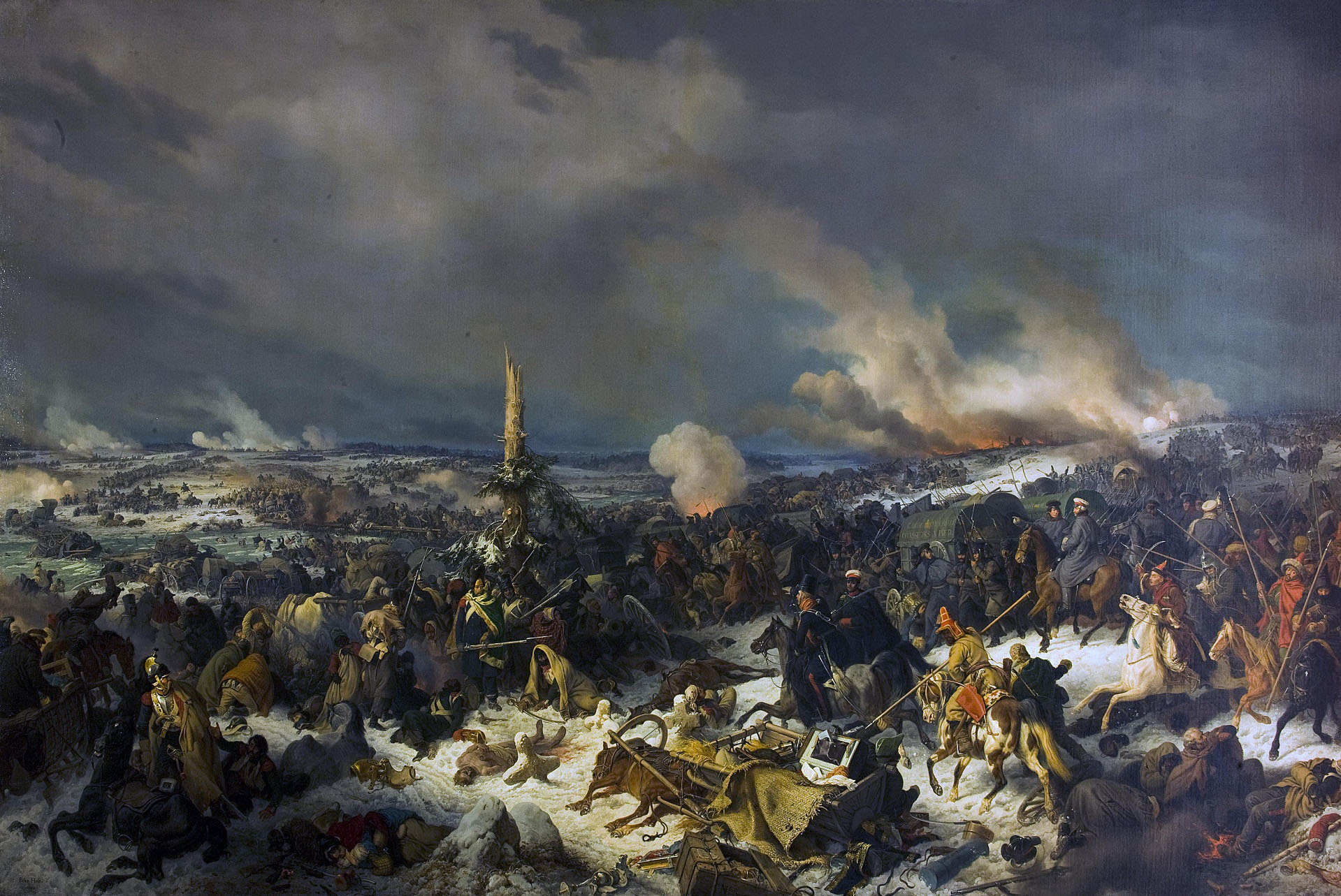 Петер фон Гесс отступление французов через Березину